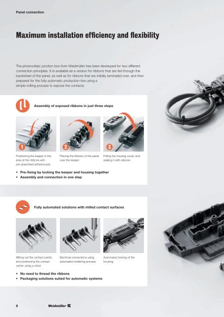 Components and solutions for photovoltaic systems - Weidmüller