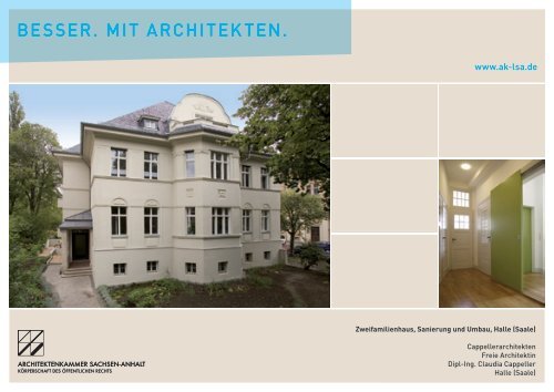 BESSER. MIT ARCHITEKTEN.