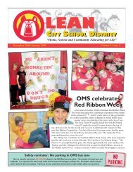 OMS celebrates Red Ribbon Week - Olean City School District