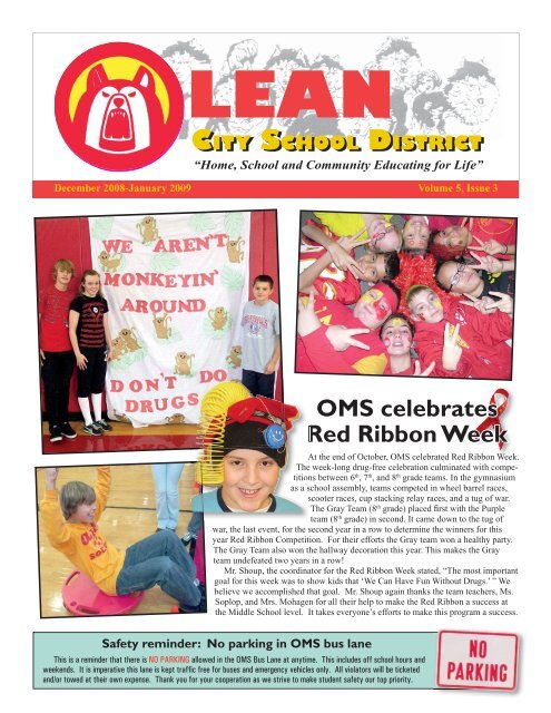 OMS celebrates Red Ribbon Week - Olean City School District