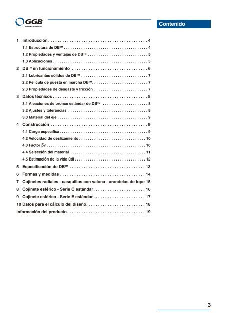 Soluciones de cojinetes sin mantenimiento - GGB