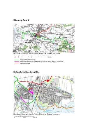 Ribe Å og Gels Å Sejladsforhold omkring Ribe - Esbjerg Kommune