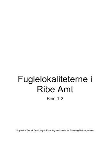 Fuglelokaliteterne i Ribe Amt - Dansk Ornitologisk Forening