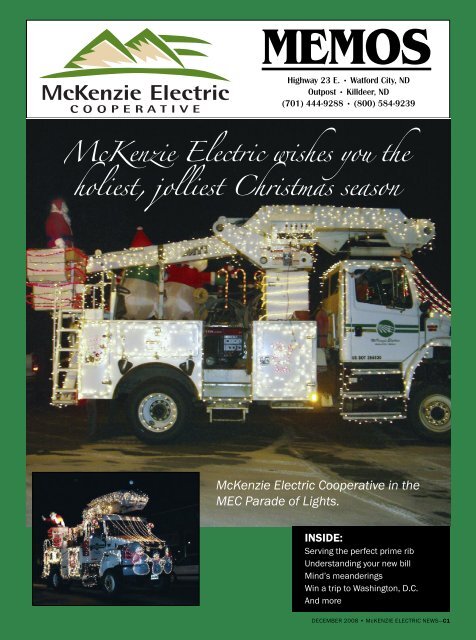 December 2008 - McKenzie Electric Cooperative, Inc.