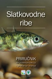 Slatkovodne ribe - Državni zavod za zaštitu prirode