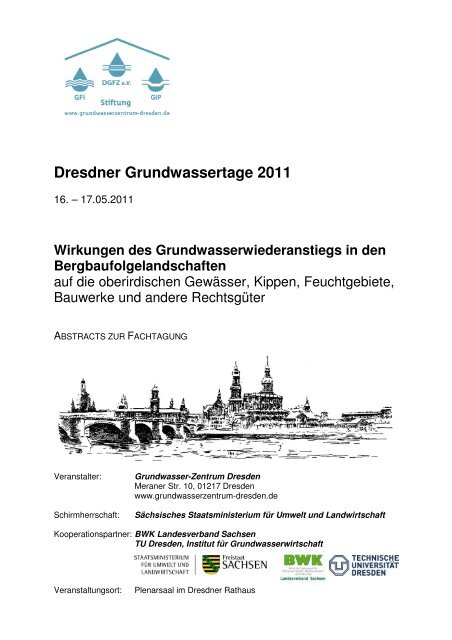 Dresdner Grundwassertage 2011 - Grundwasser-Zentrum Dresden