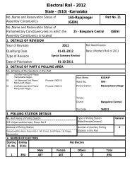 Electoral Roll - 2012