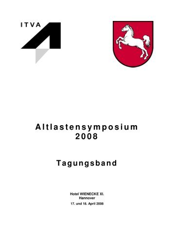 Altlastensymposium 2008 - ITVA