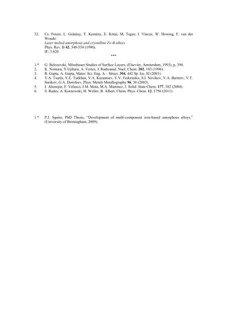 List of Citations