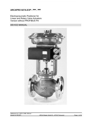 Figure 2-4 Purging air switch on the valve block, view of the ... - AMS