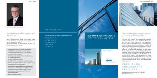 erfahrung engagement effizienz - GGM Real Estate Management
