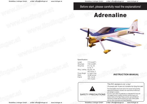 Adrenaline - Modellbau Lindinger Onlineshop