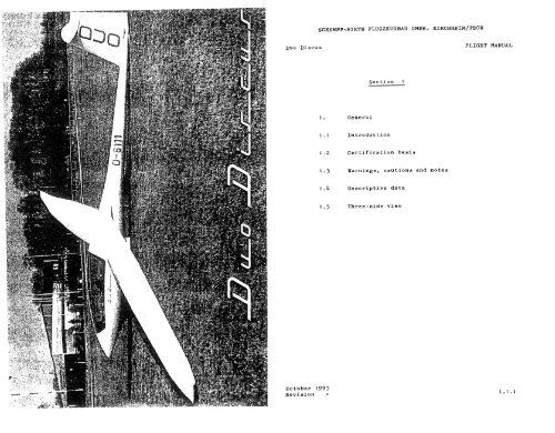 SCHEMPP-HIRTH FLUGZEUGBAU GMBH, KIRCHHEIM/TECK ...