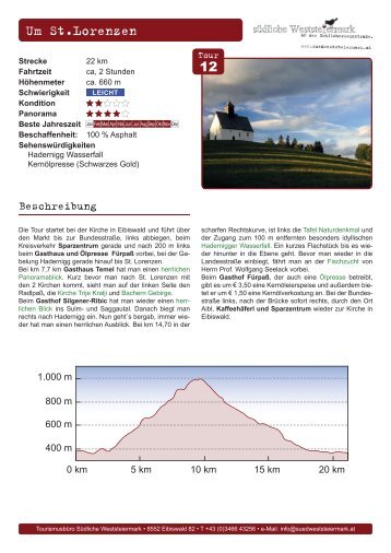 Um St.Lorenzen - Tourismusverband Südliche Weststeiermark