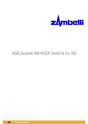 AGB Zambelli RIB ROOF GmbH & Co. KG