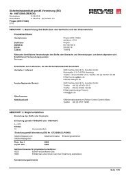 Sicherheitsdatenblatt - GHC Gerling, Holz + Co. Handels GmbH