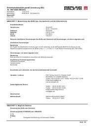 Sicherheitsdatenblatt - GHC Gerling, Holz + Co. Handels GmbH