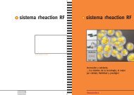 sistema rheaction RF sistema rheaction RF - Máquinas ...