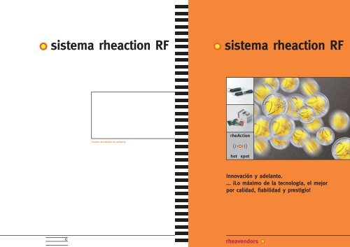 sistema rheaction RF sistema rheaction RF - Máquinas ...