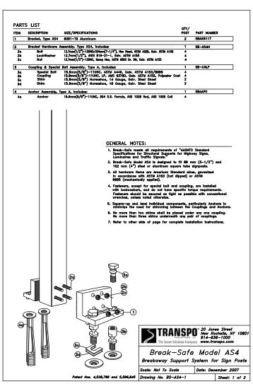 Break-Safe AS4-1 (12-07) Model (1) - Transpo Industries, Inc.