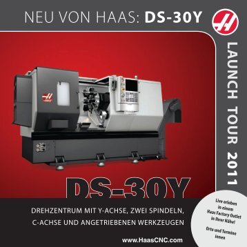 NEU VON HAAS: DS-30Y - M+L Werkzeugmaschinen GmbH