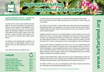 Regionalmarketing - Kreis Höxter
