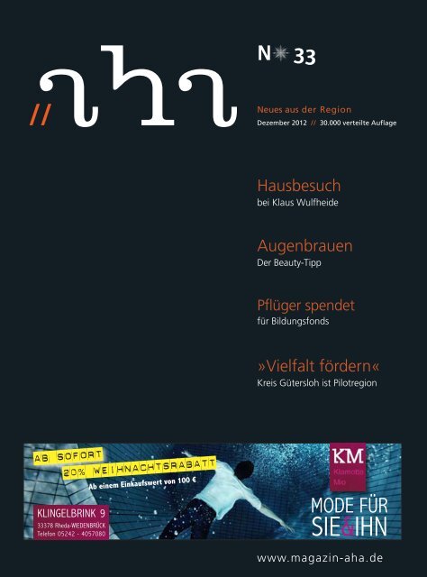 SIE&IHN - aha-Magazin