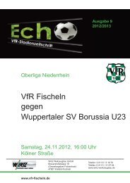 VfR Echo Stadionzeitschrift 2012-2013_9 - Website des VfR Krefeld ...