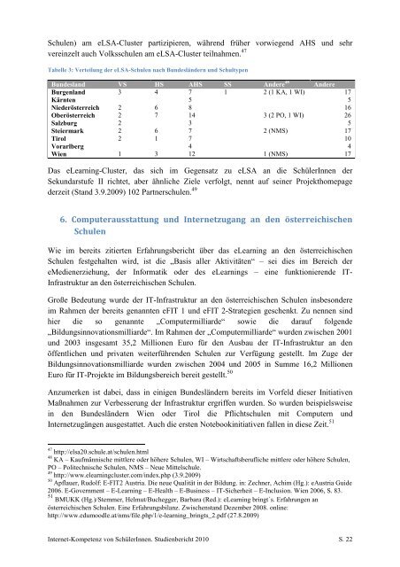 Internetkompetenz von SchülerInnen - Demokratiezentrum Wien