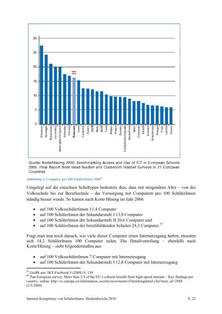 Internetkompetenz von SchülerInnen - Demokratiezentrum Wien