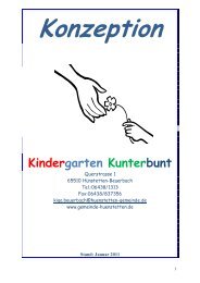 Kindergarten Kunterbunt - Gemeinde Hünstetten