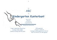 ABC Kindergarten Kunterbunt - Gemeinde Hünstetten