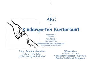 ABC Kindergarten Kunterbunt - Gemeinde Hünstetten