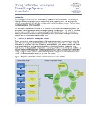 Driving Sustainable Consumption Closed Loop Systems - World ...