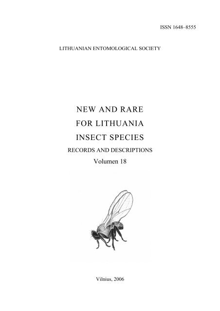 PDF byla, 1.85 Mb - Lietuvos Entomologų draugija