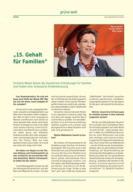 Grüne Welt - Landarbeiterkammer