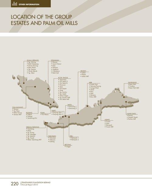 FORGING AHEAD - Tradewinds Plantation Berhad