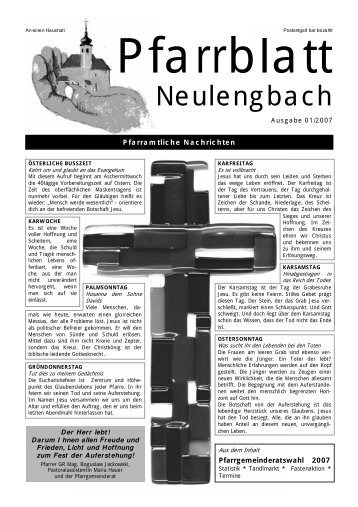 0,38 MB PDF in neuem Fenster öffnen - Pfarre Neulengbach