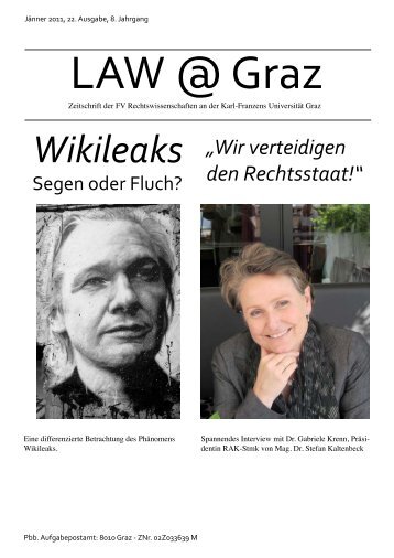 Wikileaks - rewi.at | FV Jus | UniGraz