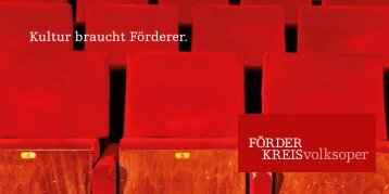 Förderkreis Info-Folder - Volksoper Wien
