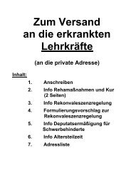 Zum Versand an die erkrankten Lehrkräfte - Schulamt Mannheim