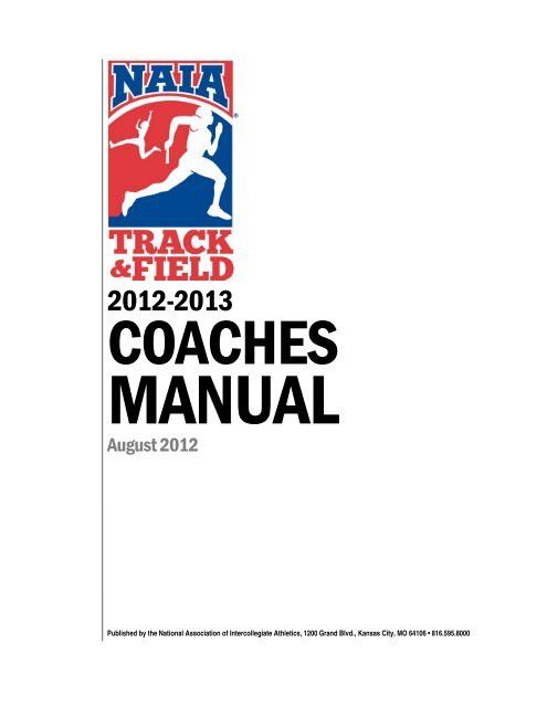 Coaches Manual - NAIA