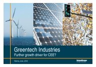 Greentech Industries - Roland Berger