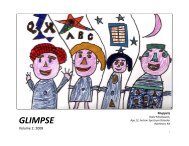 glimpse - Interdisciplinary Council on Developmental and Learning ...