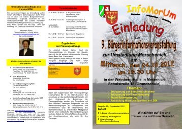 Ausgabe 21 - Stand September 2012 - Gemeinde Merzenich