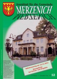 Nr. 12/2011, erschienen am 11.11.2011 - Gemeinde Merzenich