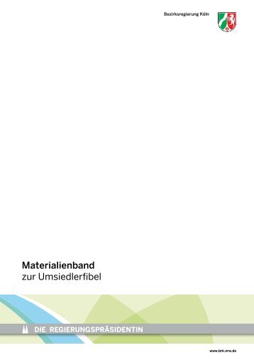 Materialband zur Umsiedlerfibel - Gemeinde Merzenich
