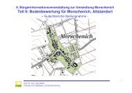 Bodenbewertung Morschenich (Teil II) - Gemeinde Merzenich