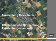 Umsiedlung Morschenich Städtebauliche Betrachtung der ...