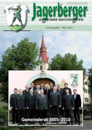 Gemeindenachrichten Extraausgabe 2010 - Marktgemeinde ...